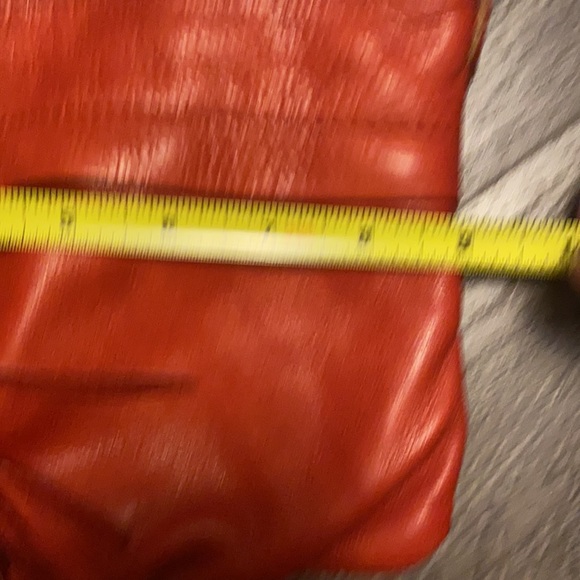 Red Italian leather purse - Picture 6 of 6